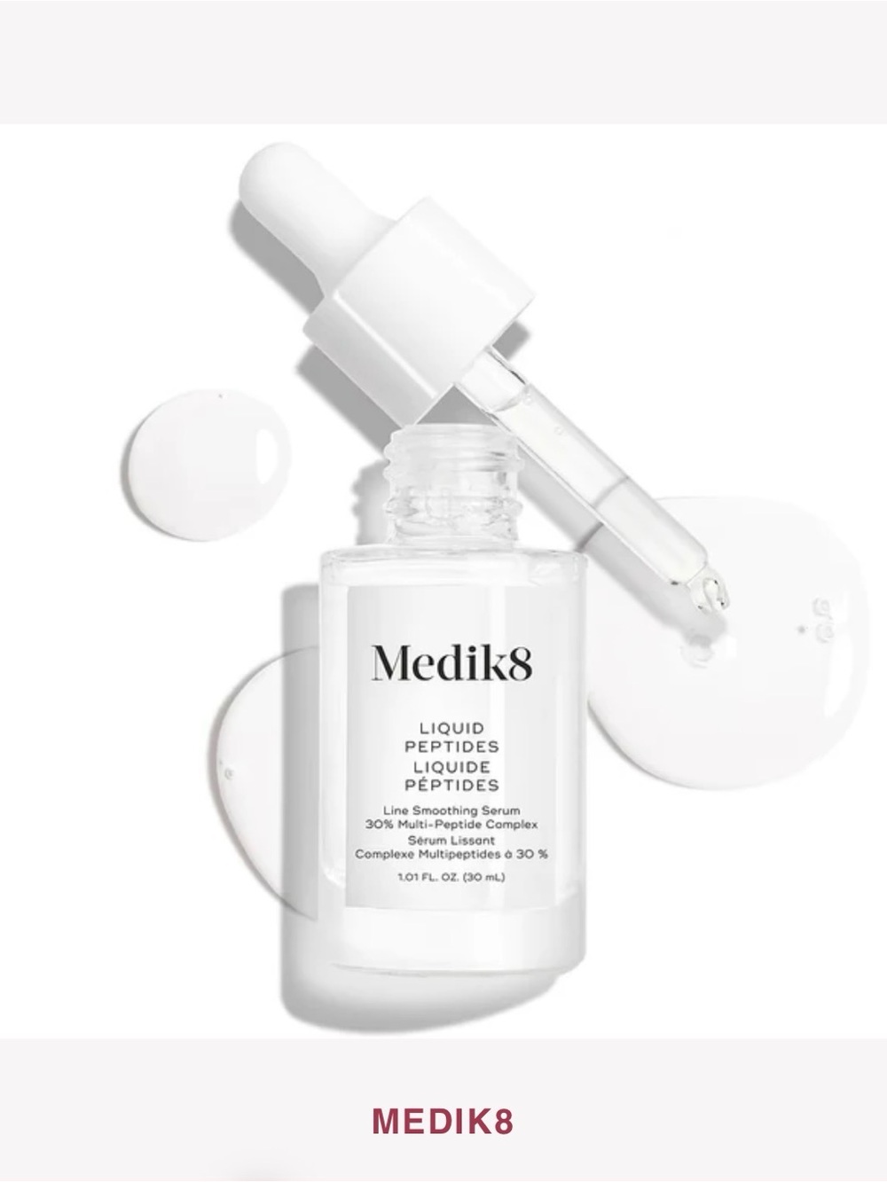 Medik8 - 30% Multi-Peptide Line Smoothing Serum  NIB 1.0 FL.OZ